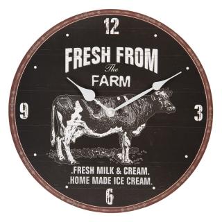 Nástěnné hodiny Fresh From The Farm, 34 cm