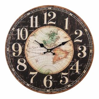 Nástěnné hodiny The World, 34 cm