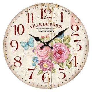 Nástěnné hodiny Ville de Paris, 34 cm