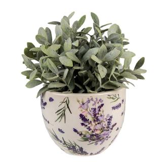 Obal na květiny s levandulí Lavender, keramický Velikost: S