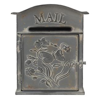 Retro kovová poštovní schránka MAIL s patinou