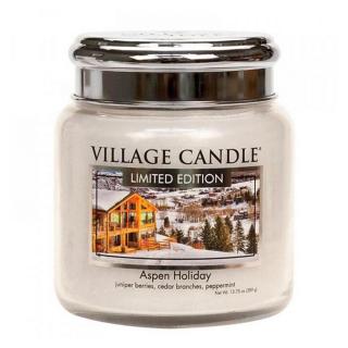 Village Candle - vonná svíčka Aspen Holiday (Dovolená v Aspenu) 454g