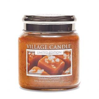 Village Candle - vonná svíčka Golden Caramel (Zlatý karamel) 454g