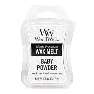 WoodWick - vonný vosk Baby Powder (Dětský pudr) 23g