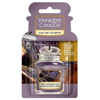 Yankee Candle - gelová visačka do auta Dried Lavender & Oak (Sušená levandule a dub) 1 ks
