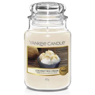 Yankee Candle - vonná svíčka Coconut Rice Cream (Krém s kokosovou rýží) 623g