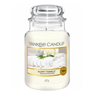 Yankee Candle - vonná svíčka Fluffy Towels (Nadýchané osušky) 623g