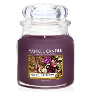 Yankee Candle - vonná svíčka Moonlit Blossoms (Květiny ve svitu měsíce) 411g