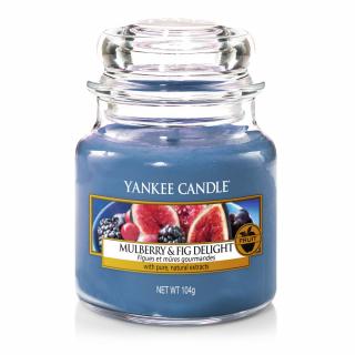 Yankee Candle - vonná svíčka Mulberry & Fig Delight (Lahodné moruše a fíky) 104g