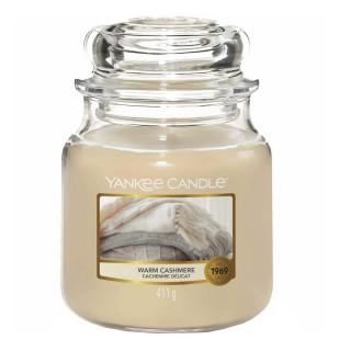 Yankee Candle - vonná svíčka Warm Cashmere (Hřejivý kašmír) 411g