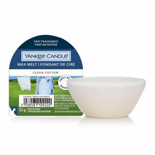 Yankee Candle - vonný vosk Clean Cotton (Čistá bavlna) 22g
