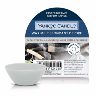 Yankee Candle - vonný vosk Smoked Vanilla & Cashmere (Kouřová vanilka a kašmír) 22g