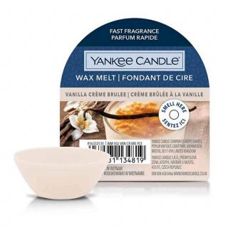 Yankee Candle - vonný vosk Vanilla Créme Brulee (Vanilkové creme brulee) 22g