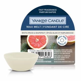 Yankee Candle - vonný vosk White Spruce & Grapefruit (Bílý smrk a grapefruit) 22g