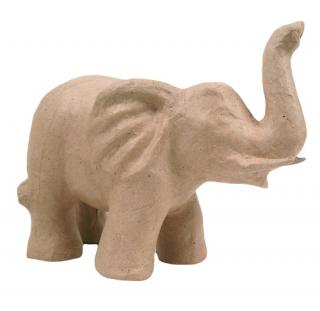 Kartonový předmět S slon s chobotem nahoru