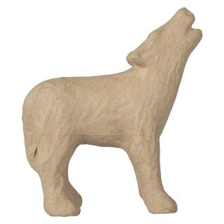 Kartonový předmět XS vlk 10x4x10,5cm