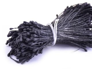 Květinové pestíky 2mm - matné Barva: černá