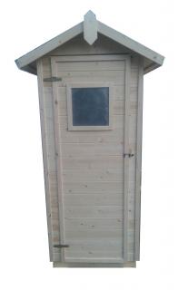 Kadibudka / Latrína / Suché WC bez sezení s oknem, 1 x1m, 16mm (Kadibudka / Latrína / Suché WC bez sezení s oknem, 1 x1m, 16mm)