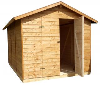 Zahradní domek 2,7x3,9m (16mm) CORDOBA (Levný zahradní domek dřevěný CORDOBA (16mm), rozměr 2,7 x 3,9m, v.2,3m)