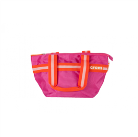 Crocband Mini Tote - glam pink/neon orange