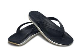 Crocs Retro Flip Flop - black/light grey