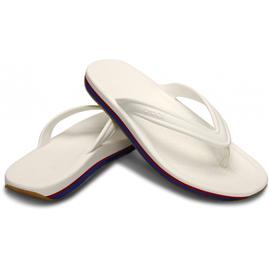 Crocs Retro Flip Flop - white/red