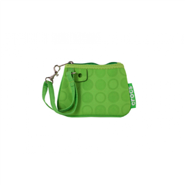 Embossed Neoprene Wallet - lime