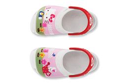 Hello Kitty Custom Clog - white/red