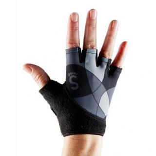 protiskluzové rukavice na cvičení  - deco grey