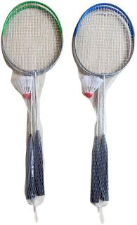 ENERO 2x Badmintonová raketa 60cm +1x košík 1000824