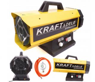 Kraft&Dele Automatické plynové topení topidlo plynový ohřívač 25kW + reduktor KD11731
