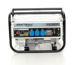 Kraft&Dele generátor proudu elektrocentrála 12/230V 2500W KD118