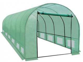 Malatec FOLIOVNÍK zahradní skleník 6x3x2 m 18m2 GALVAN. UV4 1687