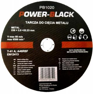 PowerBlack 10x brusný kotouč na kov 230/2,0mm PB1020