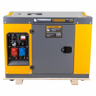 Powermat Naftový Generátor proudu Elektrocentrála AVR 230/400V 10000W PM-AGR-10000MD