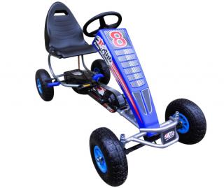 R-Sport Dětská šlapací motokára modrá G5