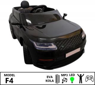 R-SPORT F4 Elektrické autíčko 2x30W EVA kola + odpružení, černé