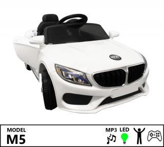 Ragil Elektrické autíčko 2x25W MP3, bílé M5