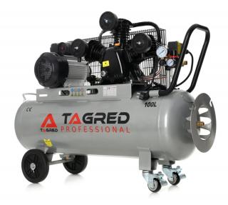Tagred Olejový kompresor 3V 100l 10bar 549l/min 230V + separátor TA324B