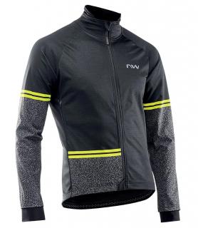 bunda Northwave Extreme Jacket 2022 black/yellow fluo - M