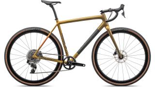 cyklokrosové kolo Specialized Crux Expert 2023 harvest gold/oak green - 49 (155-163cm)