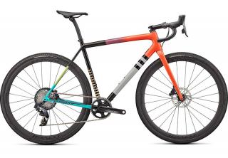 cyklokrosové kolo Specialized Crux Pro 2022 gloss coral lilac/carbon - 52 (163-168cm)