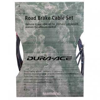set brzdových lanek Shimano DuraAce gray -