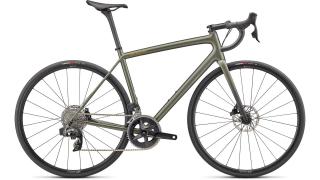 silniční kolo Specialized Aethos Comp Rival eTap AXS 2022 satin metallic moss/gold - 52 (162-172cm)