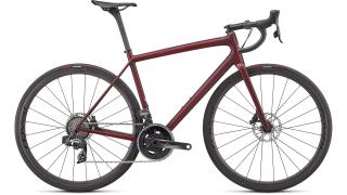 silniční kolo Specialized Aethos Pro 2022 maroon/black - 49 (154-164cm)