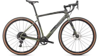 silniční kolo Specialized Diverge Comp Carbon 2022 satin olive/oak/chrome - 49 (158-163cm)