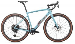 silniční kolo Specialized Diverge Expert Carbon 2022 gloss arctic blue/sand - 52 (163-170cm)