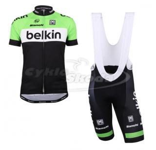 Cyklistická sada - dres a kraťase profi týmu BELKIN 2014