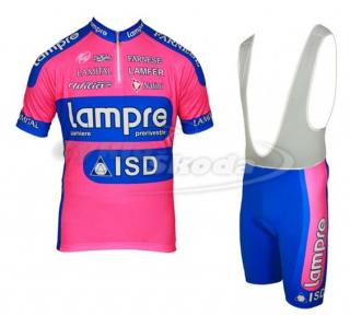 Cyklistická sada - dres a kraťase profi týmu LAMPRE 2012