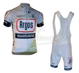 Cyklistická sada - dres a kraťasy profi týmu ARGOS SHIMANO 2013